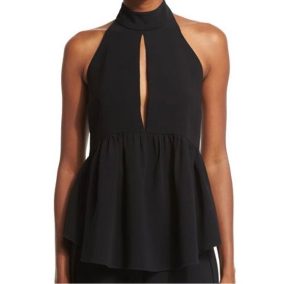 Elizabeth & James Tops Elizabeth & James Black Crepe Knit Perth Halter Top - Picture 10 of 10